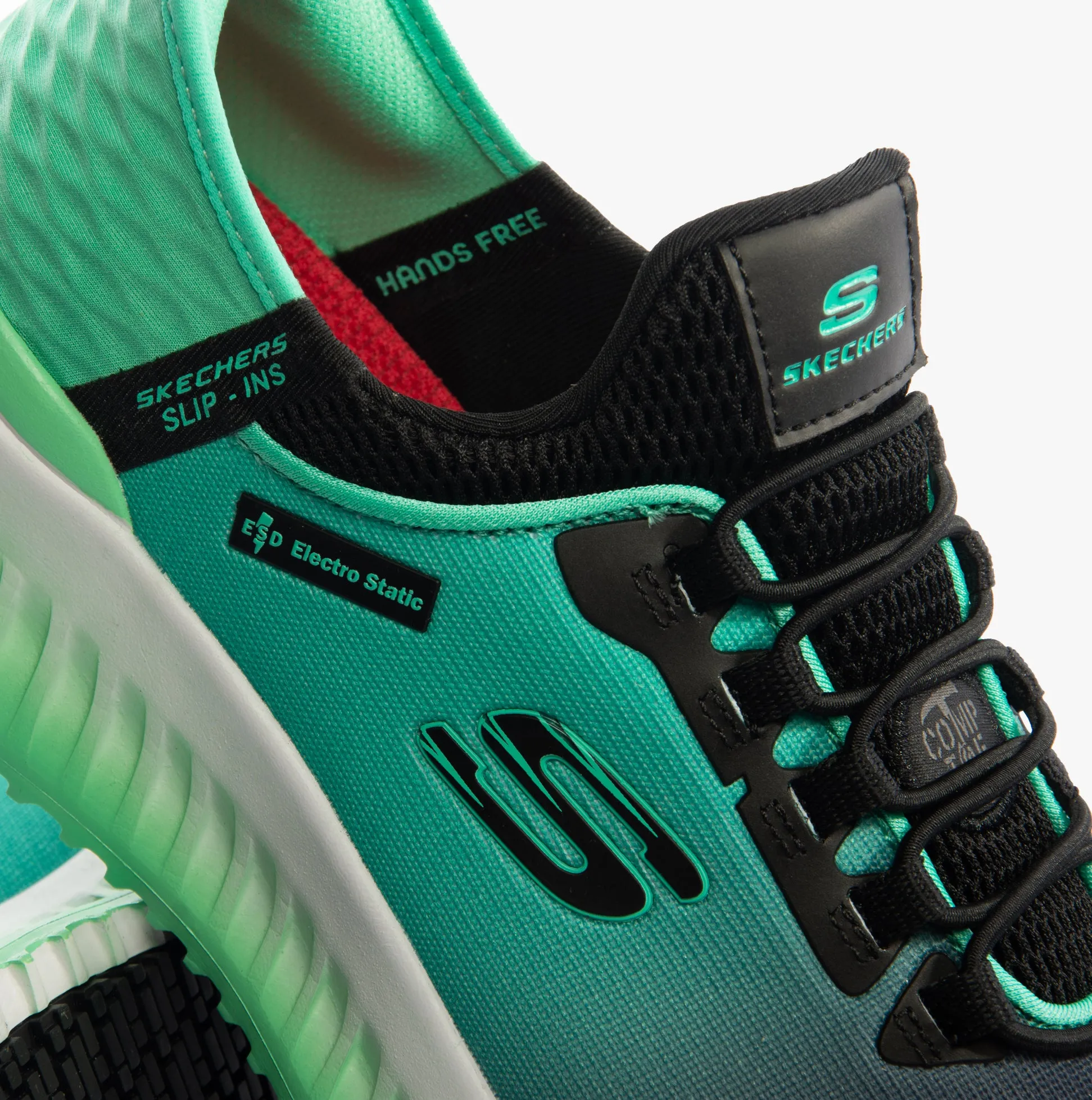 108152EC/BKTL TILIDO - OMBRAY Womens Trainers Black/Teal