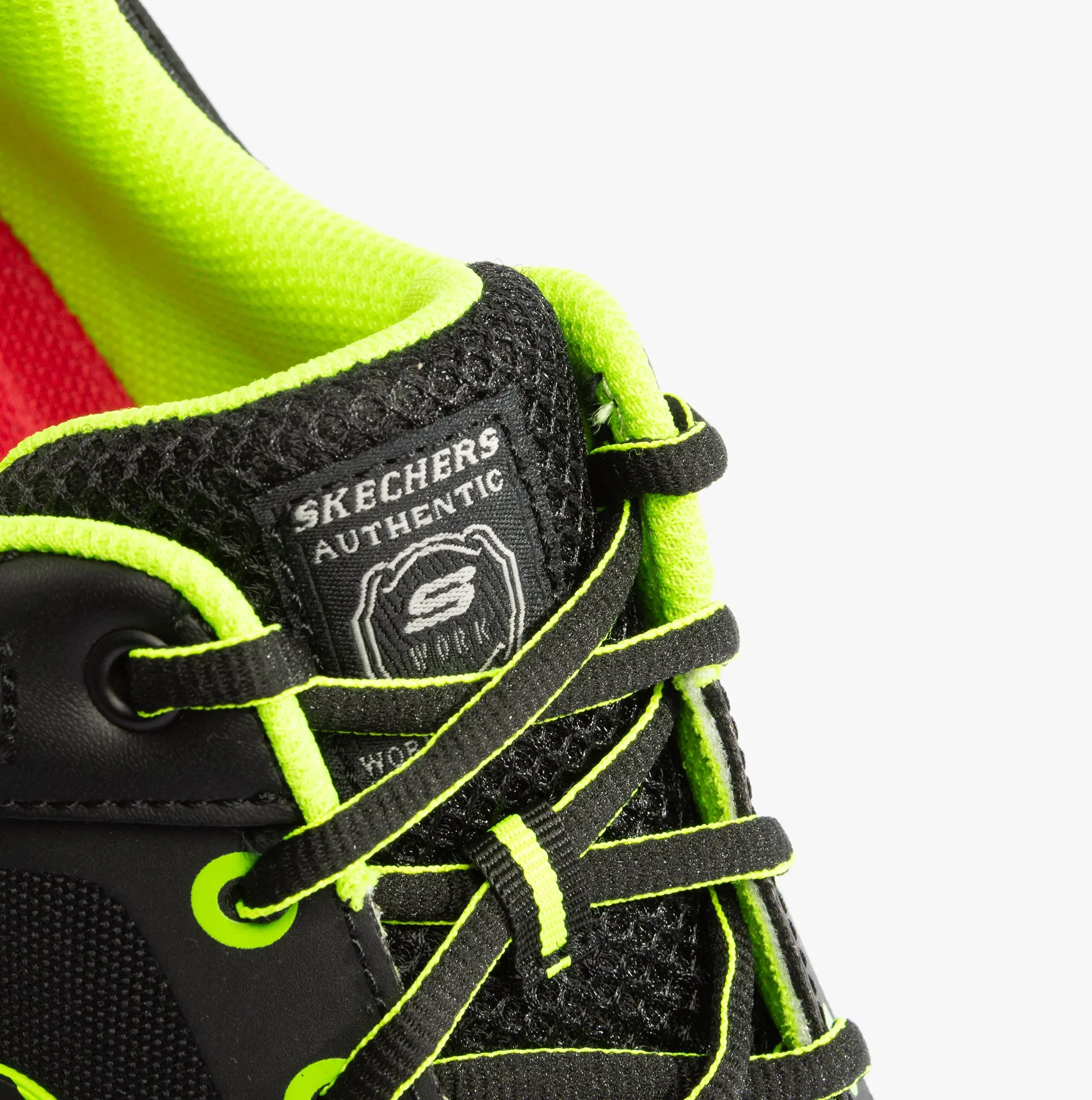 200188EC/BKLM GATLON Mens Trainers Black/Lime