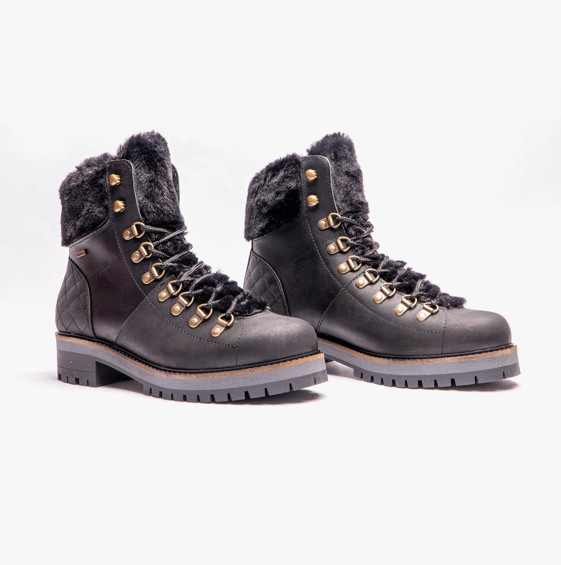 Barbour HOLLY Womens Hiker Boots Black