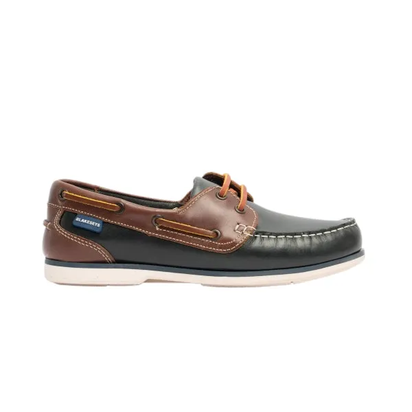 Blakeseys SOPHIE Womens Leather Deck Shoes Navy
