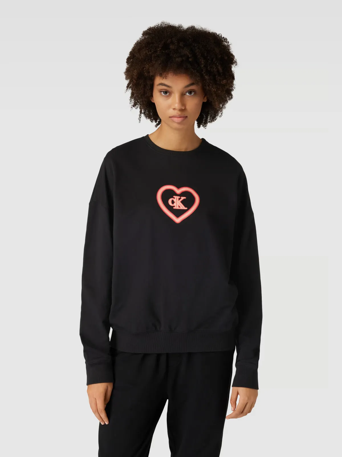 Calvin Klein CK96 Womens Lounge Sweatshirt Black