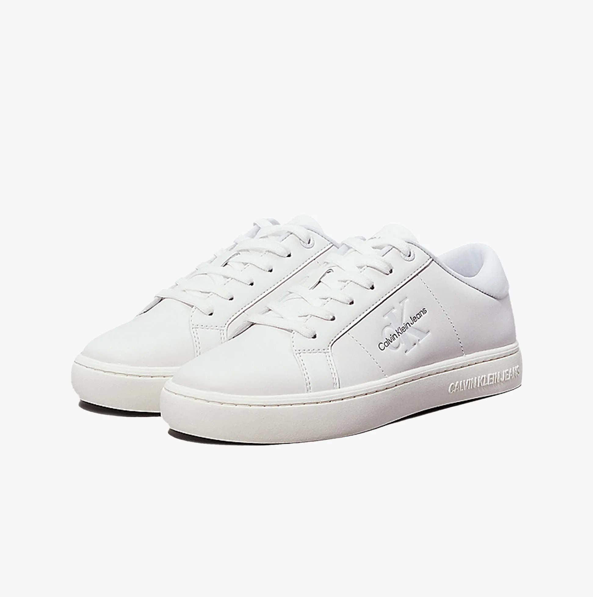 Calvin Klein CLASSIC CUPSOLE Womens Trainers Bright White/Plein Air