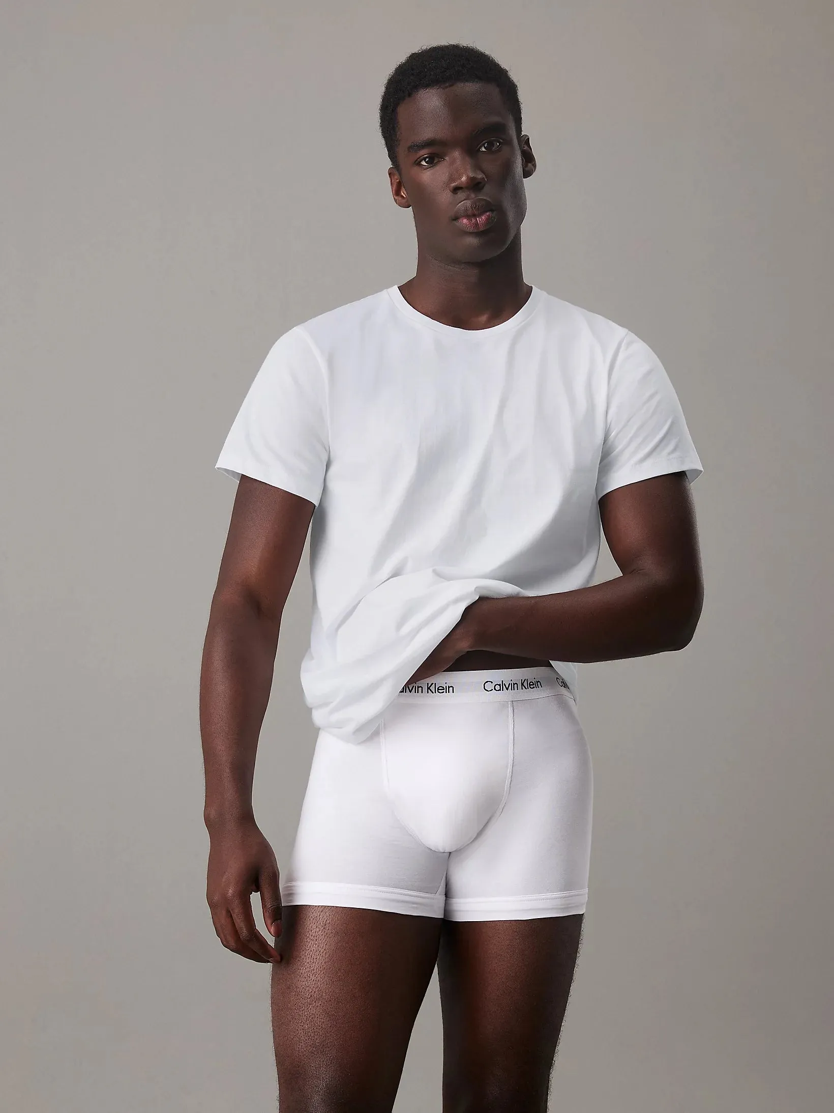 Calvin Klein  CREW NECK 3 Pack Mens Cotton T-Shirts White