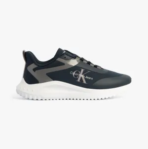 Calvin Klein EVA RUNNER LOW LACE Mens Trainers Calvin Navy/Black/B White