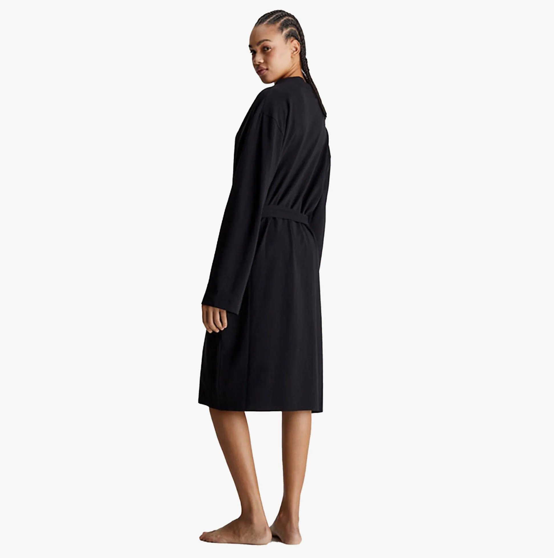Calvin Klein INTENSE POWER Womens Bathrobe Black