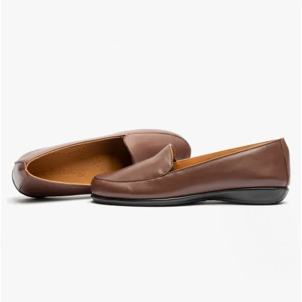 Comfortology COLLISTO Womens Leather Shoes Cognac