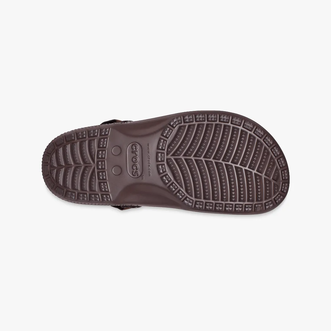 Crocs 207689-23D YUKON VISTA II LITERIDE Mens Clogs Espresso/Mushroom