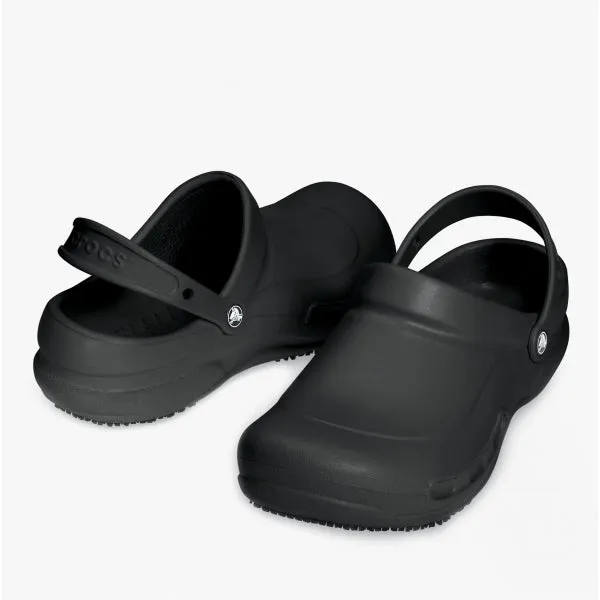 Crocs At Work BISTRO Unisex Slip-Resistant Work Clogs Black