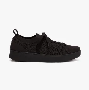 FitFlop RALLY e01 MULTI-KNIT Womens Trainers All Black