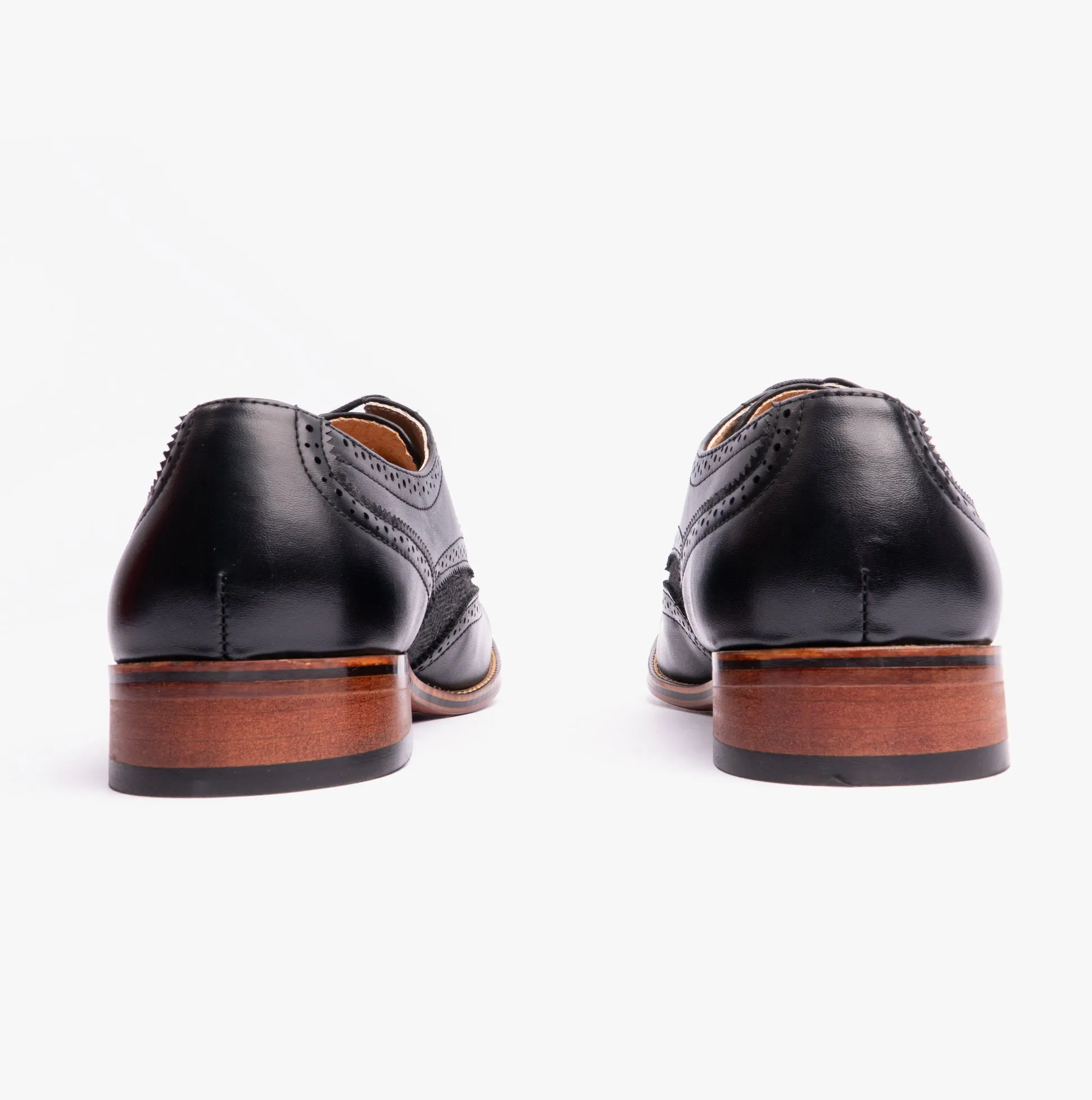 Goor DANIEL Mens Lace Up Brogues Black