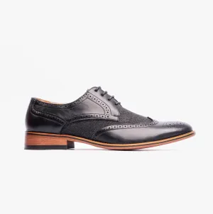 Goor DANIEL Mens Lace Up Brogues Black