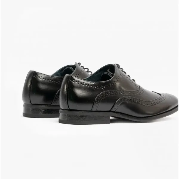 Goor GEORGE Mens Oxford Brogues Black