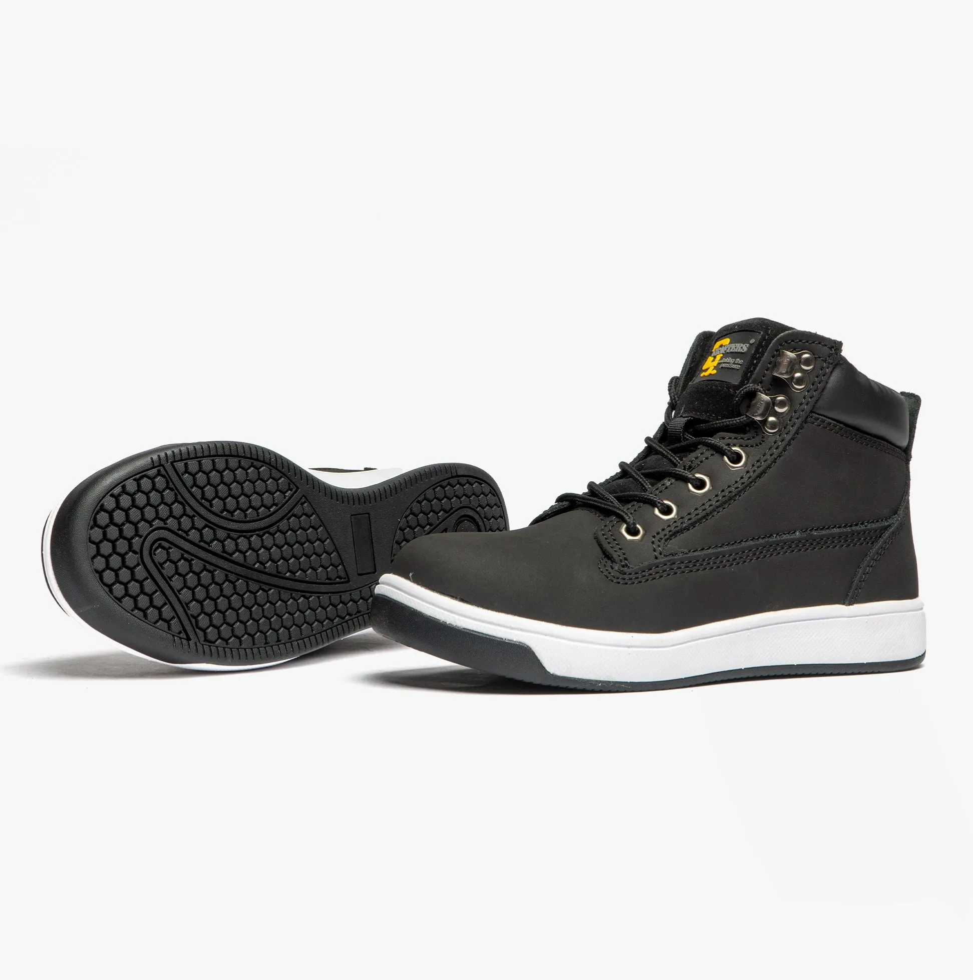 Grafters M057A Unisex Safety Trainer Boots Black