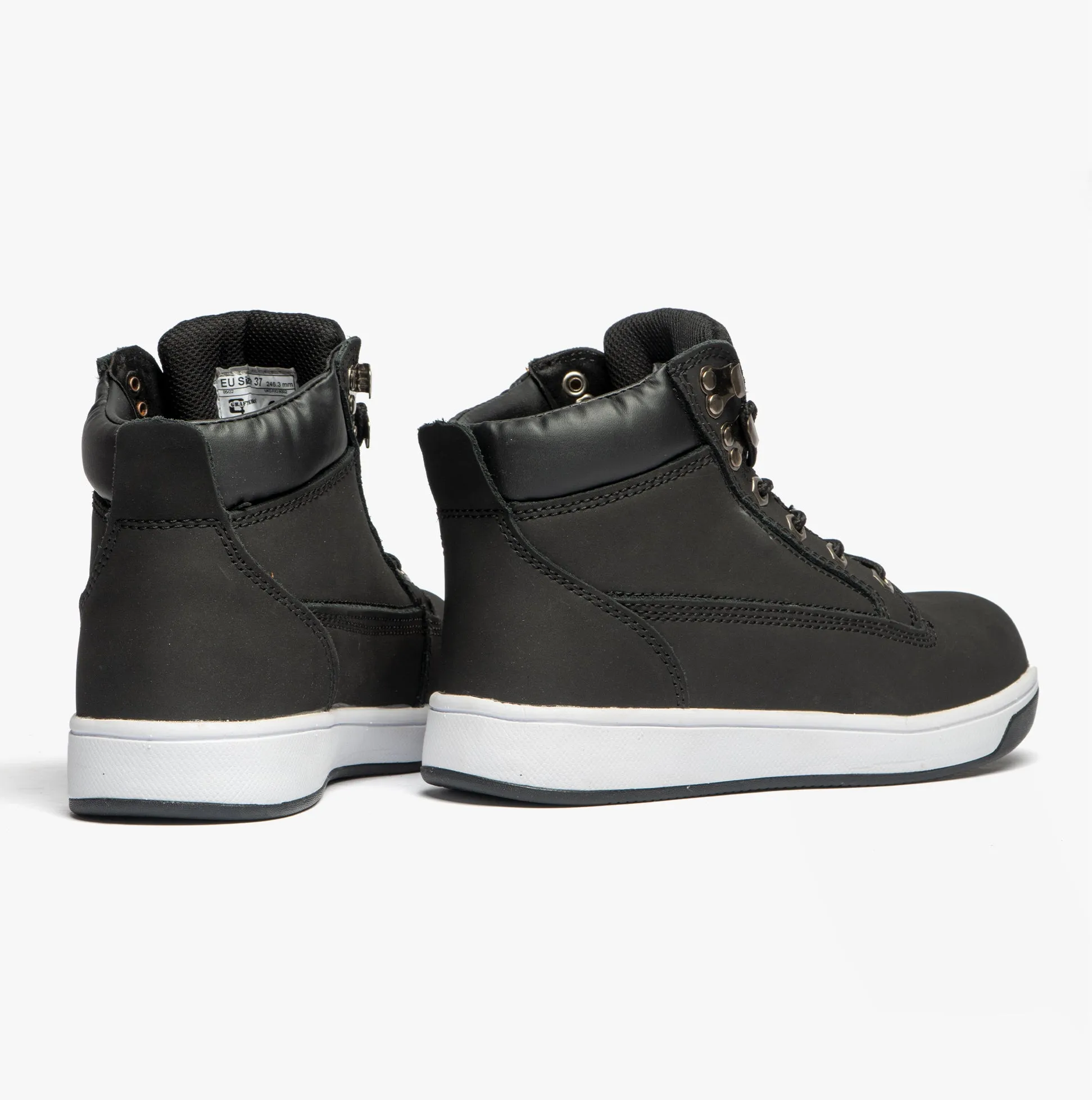 Grafters M057A Unisex Safety Trainer Boots Black