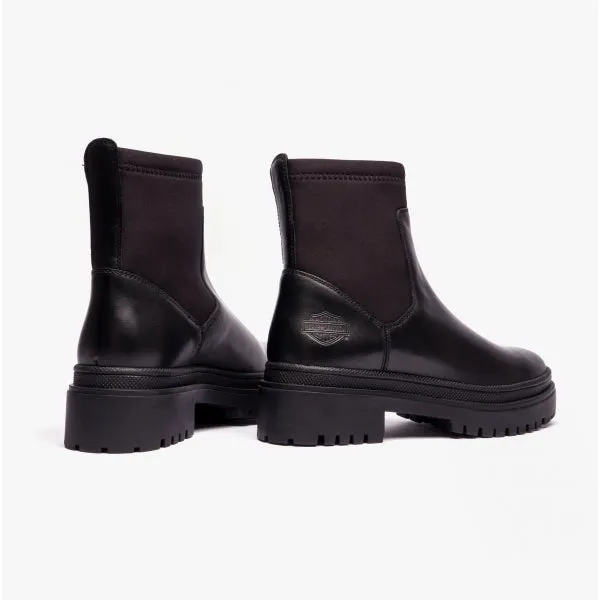 Harley Davidson LENORA 6" Womens Ankle Boots Black