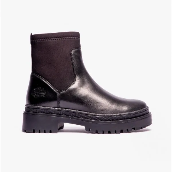Harley Davidson LENORA 6" Womens Ankle Boots Black