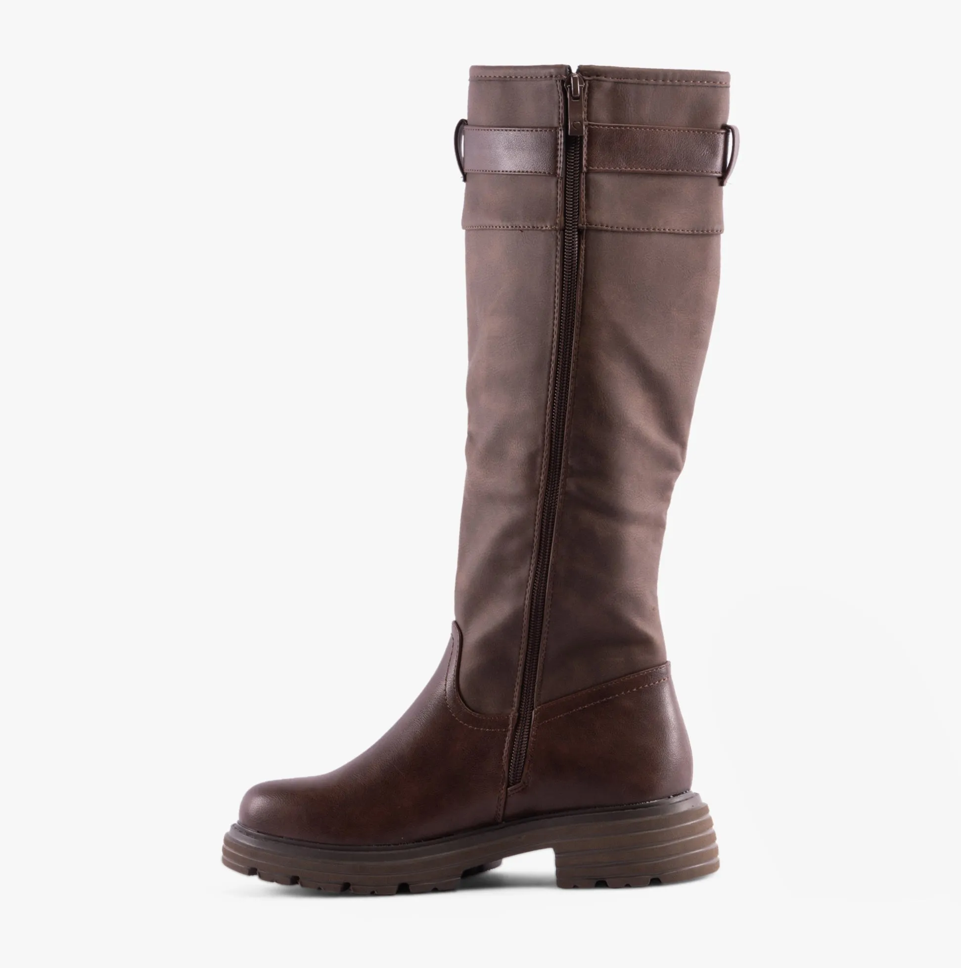 Heavenly Feet BRIANNA Womens Tall Boots Chocolate