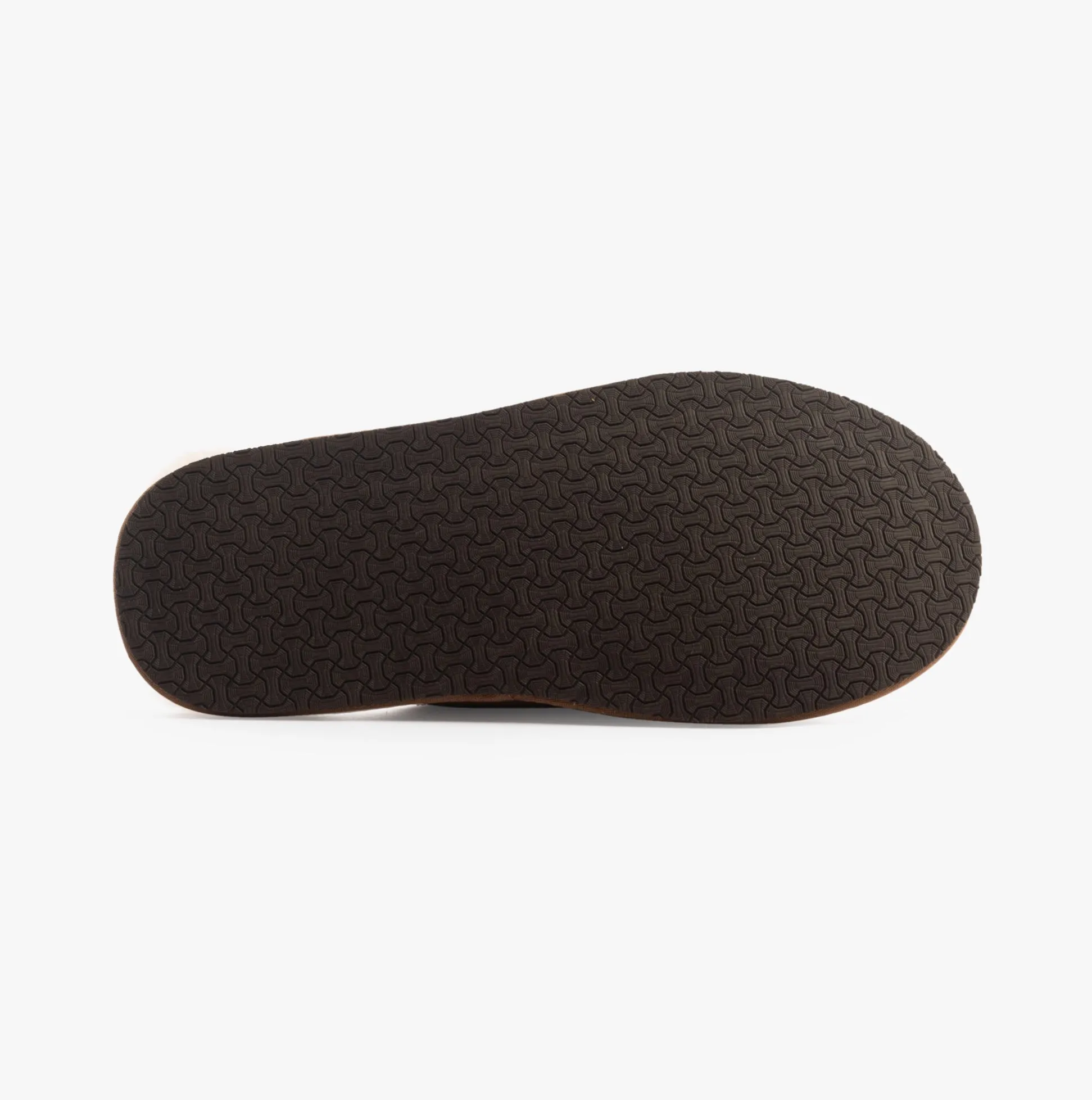 HOS Sheepskin EDWIN Mens Slippers Chestnut