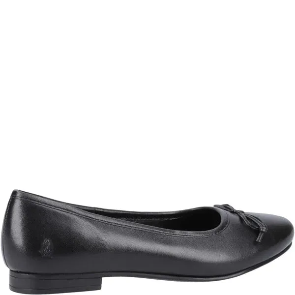 Hush Puppies EVIE Girls Leather School Shoes Black