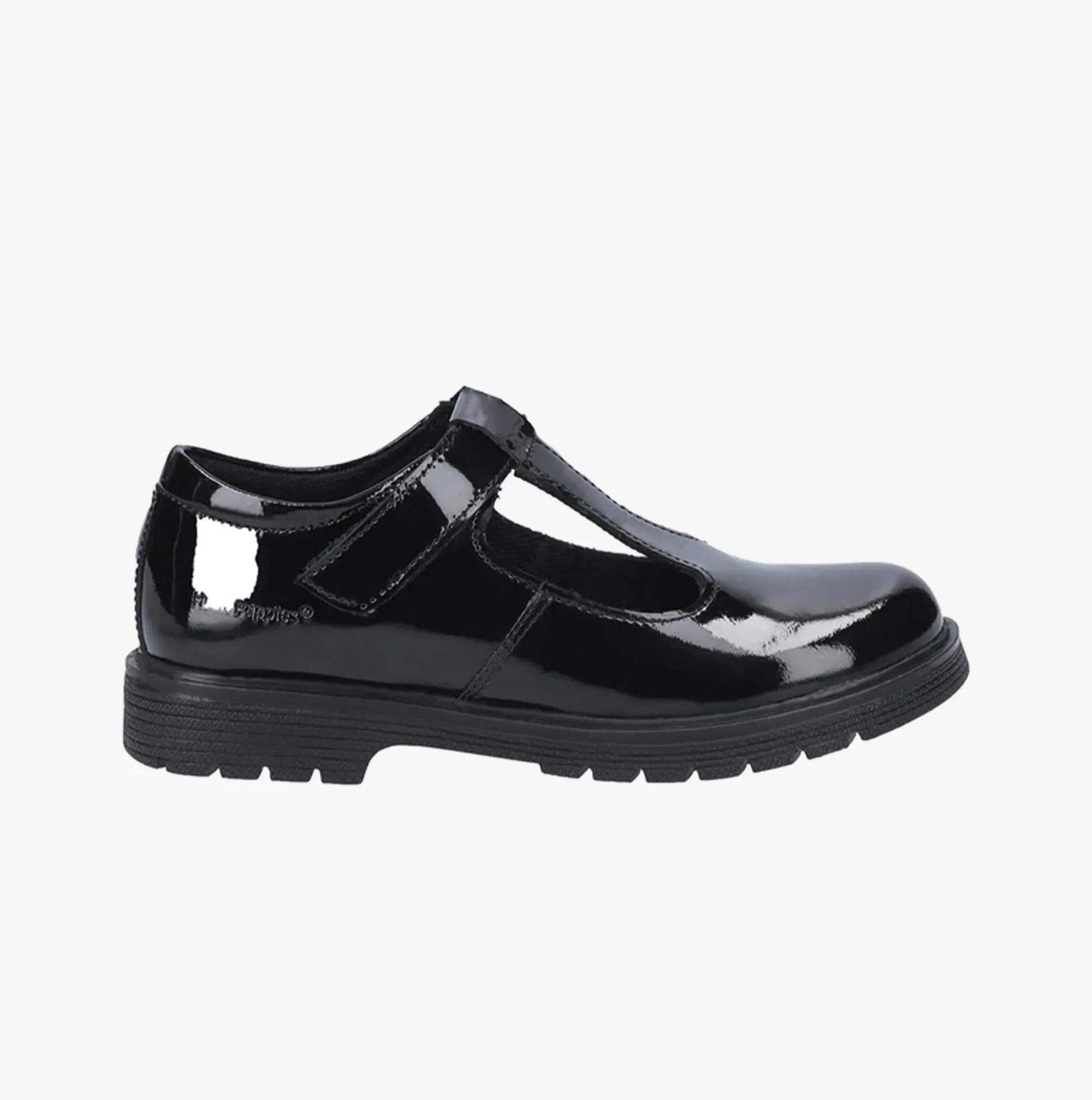 Hush Puppies GRACIE Girls Shoes Patent Black
