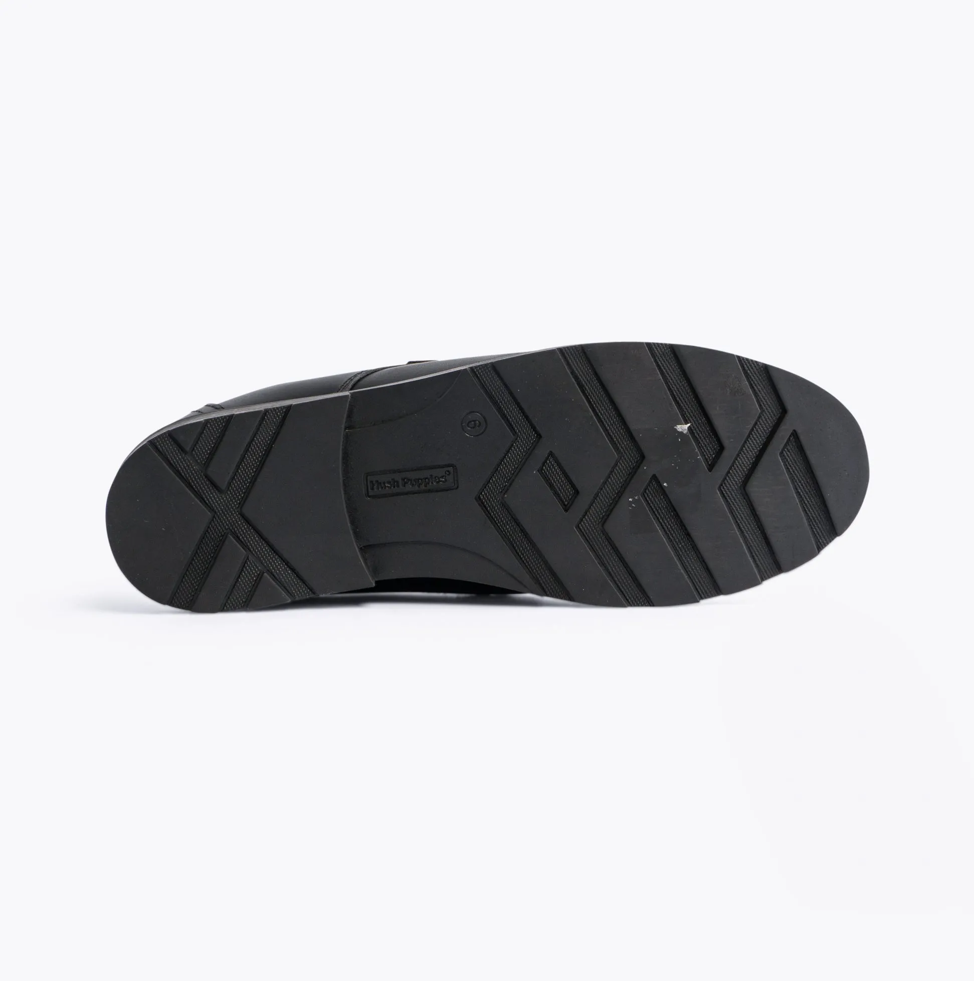 Hush Puppies LOGAN SNR Boys Shoes Black