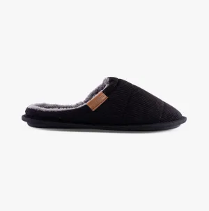 Jack & Jones CORDIE Mens Mule Slippers Anthracite