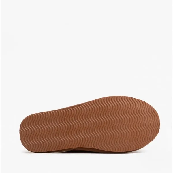 Jack & Jones DUDELY Mens Microfiber Mule Slippers Almond