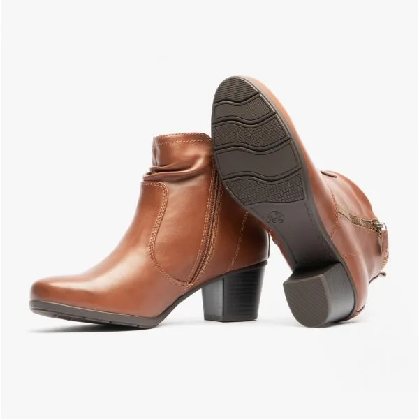 Jana 25363-29-305 Womens Ankle Boots Brown