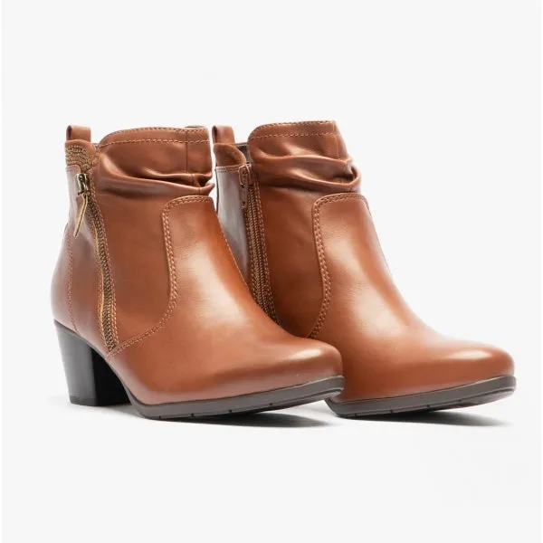 Jana 25363-29-305 Womens Ankle Boots Brown