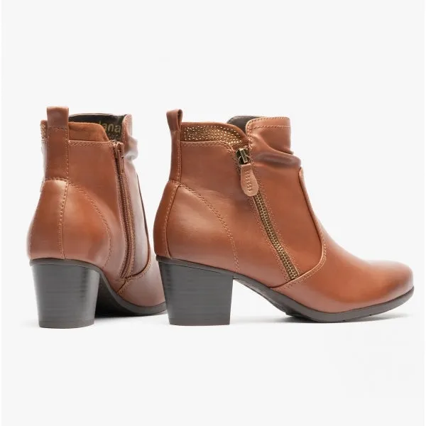 Jana 25363-29-305 Womens Ankle Boots Brown