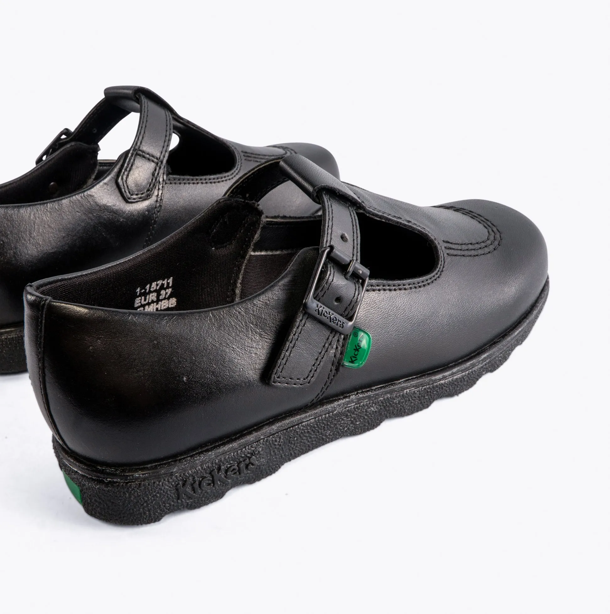 Kickers FRAGMA T-BUCKLE Girls Shoes Black