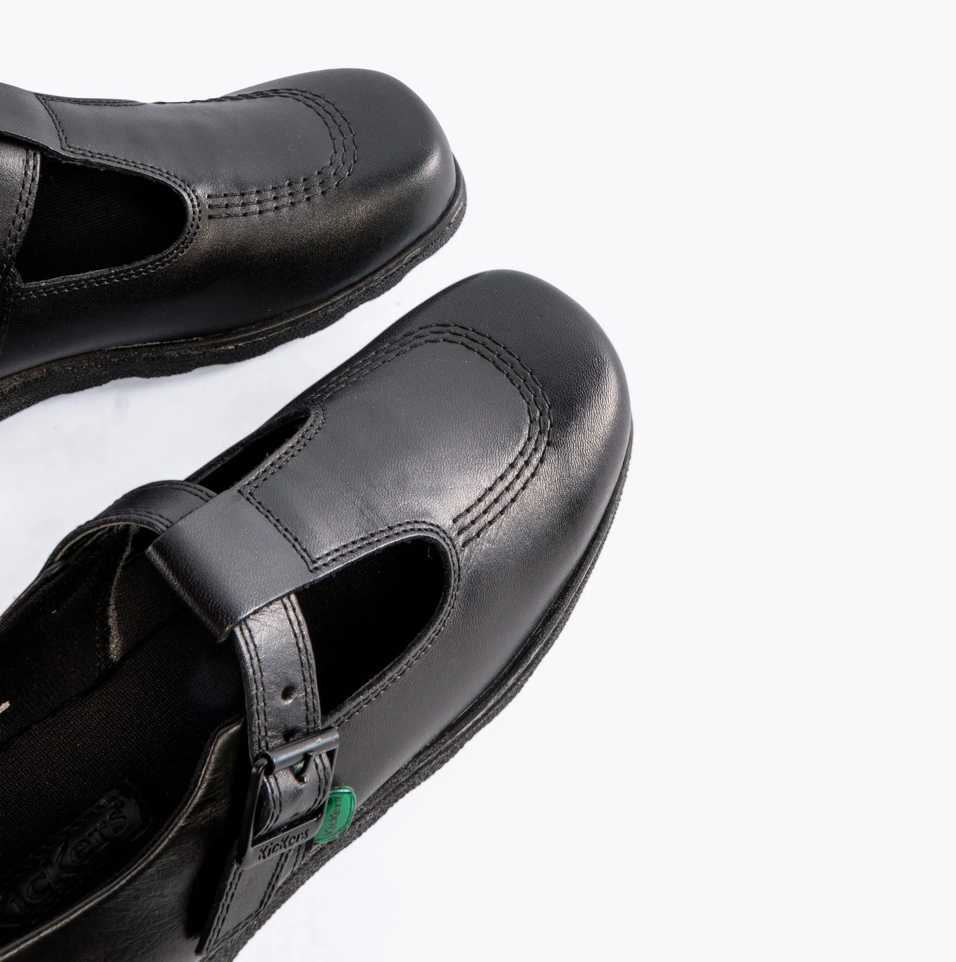 Kickers FRAGMA T-BUCKLE Girls Shoes Black