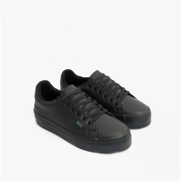 Kickers TOVNI STACK VEGAN Girls Trainers Black