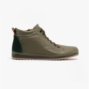Lotus FRIDA Womens Leather Boots Khaki/Tan Leather