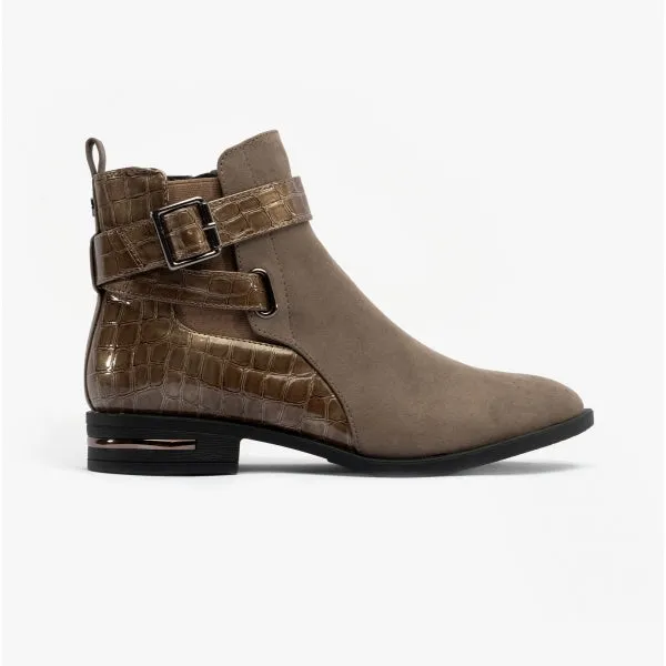 Lotus LAUREL Womens Boots Taupe/Croc