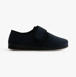 Padders CHARLES Mens Slippers Navy Checked