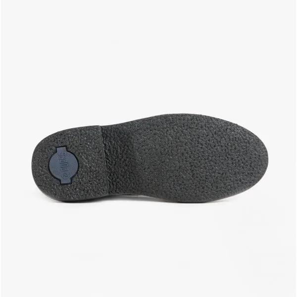Popps VESPA Unisex Desert Boots Black
