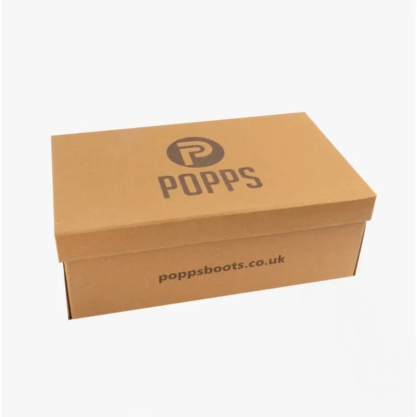 Popps VESPA Unisex Desert Boots Black
