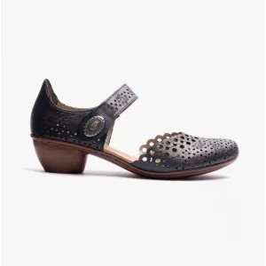 Rieker 43753-14 Womens Shoes Blue