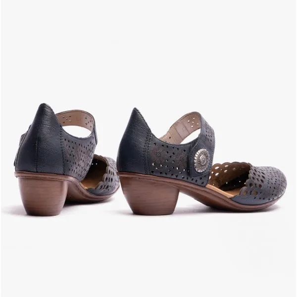 Rieker 43753-14 Womens Shoes Blue
