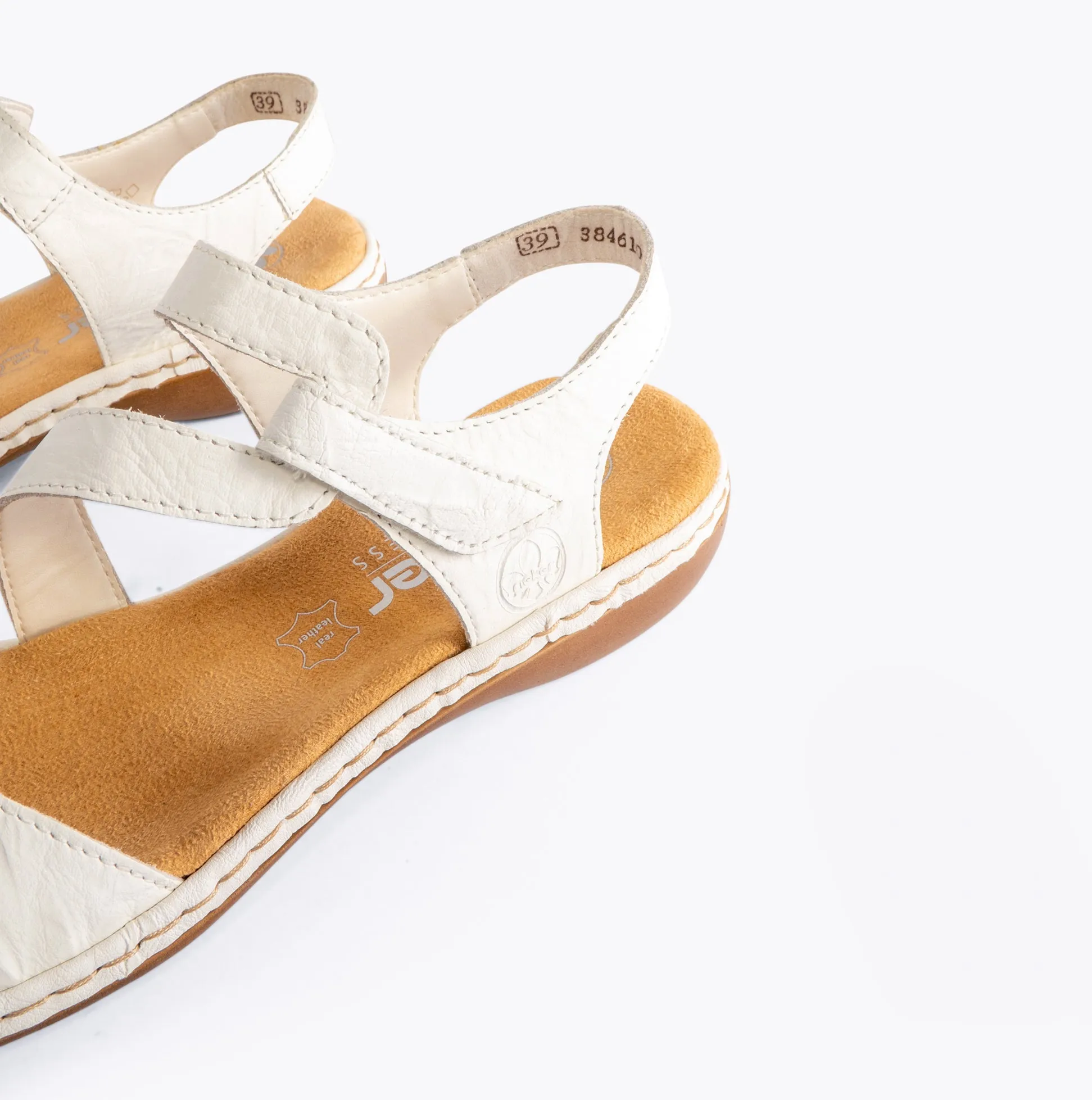 Rieker 659C7-80 Womens Sandals White