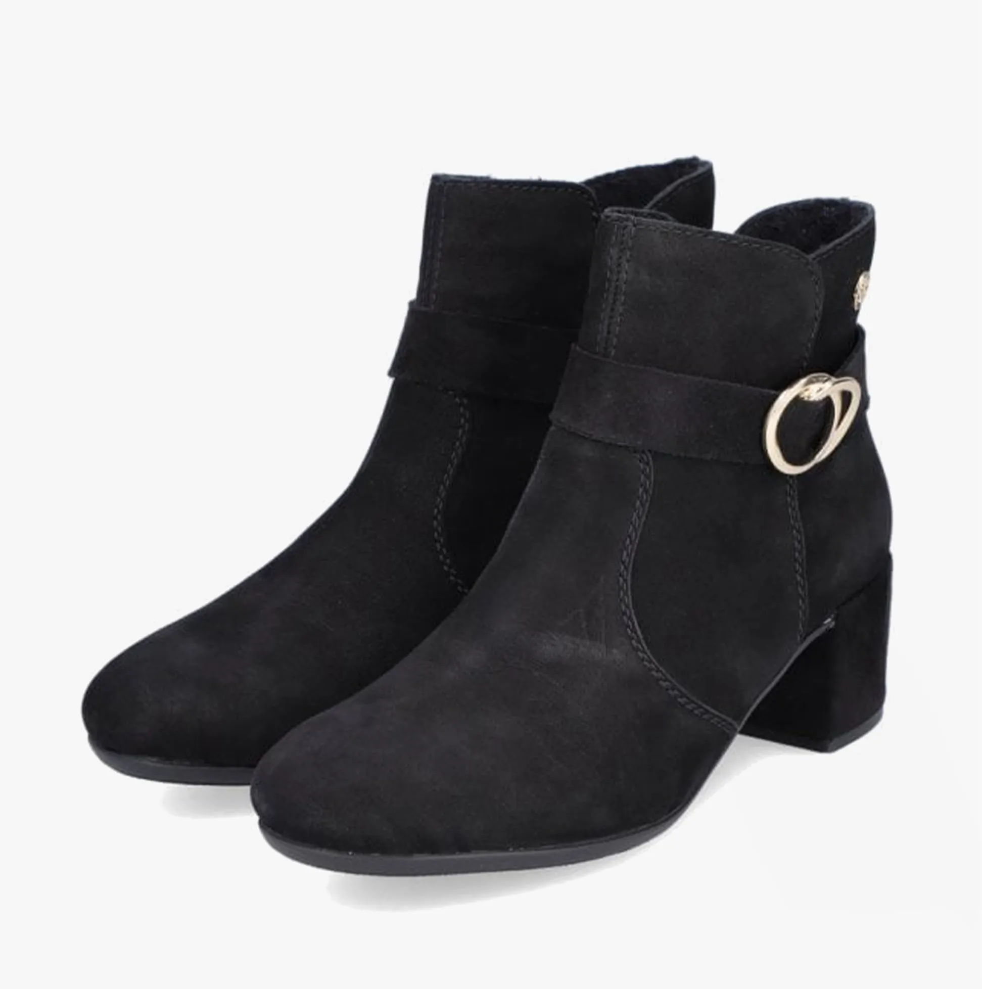 Rieker 70289-00 Womens Ankle Boots Black
