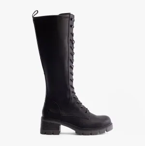 Rieker 92044-00 Womens Tall Boots Black