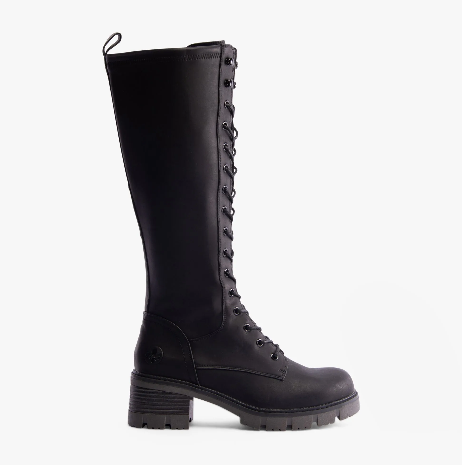 Rieker 92044-00 Womens Tall Boots Black