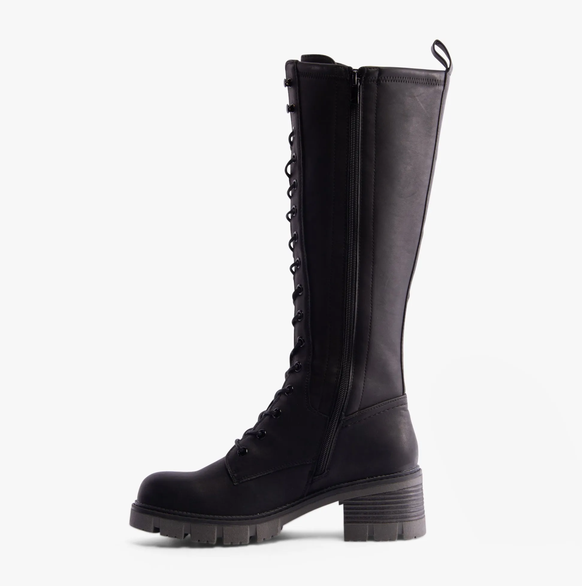 Rieker 92044-00 Womens Tall Boots Black
