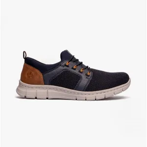 Rieker B7796-14 Mens Shoes Blue