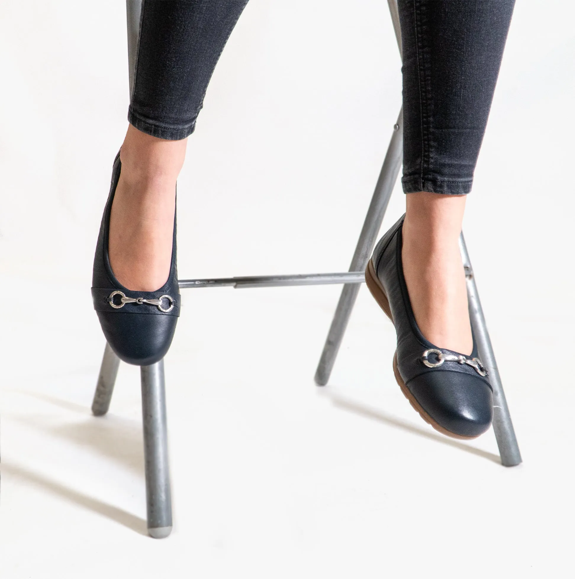 Rieker L9360-14 Womens Shoes Blue