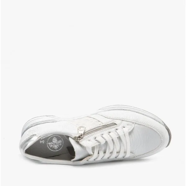 Rieker N4322-80 Womens Trainers White