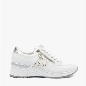 Rieker N4322-80 Womens Trainers White