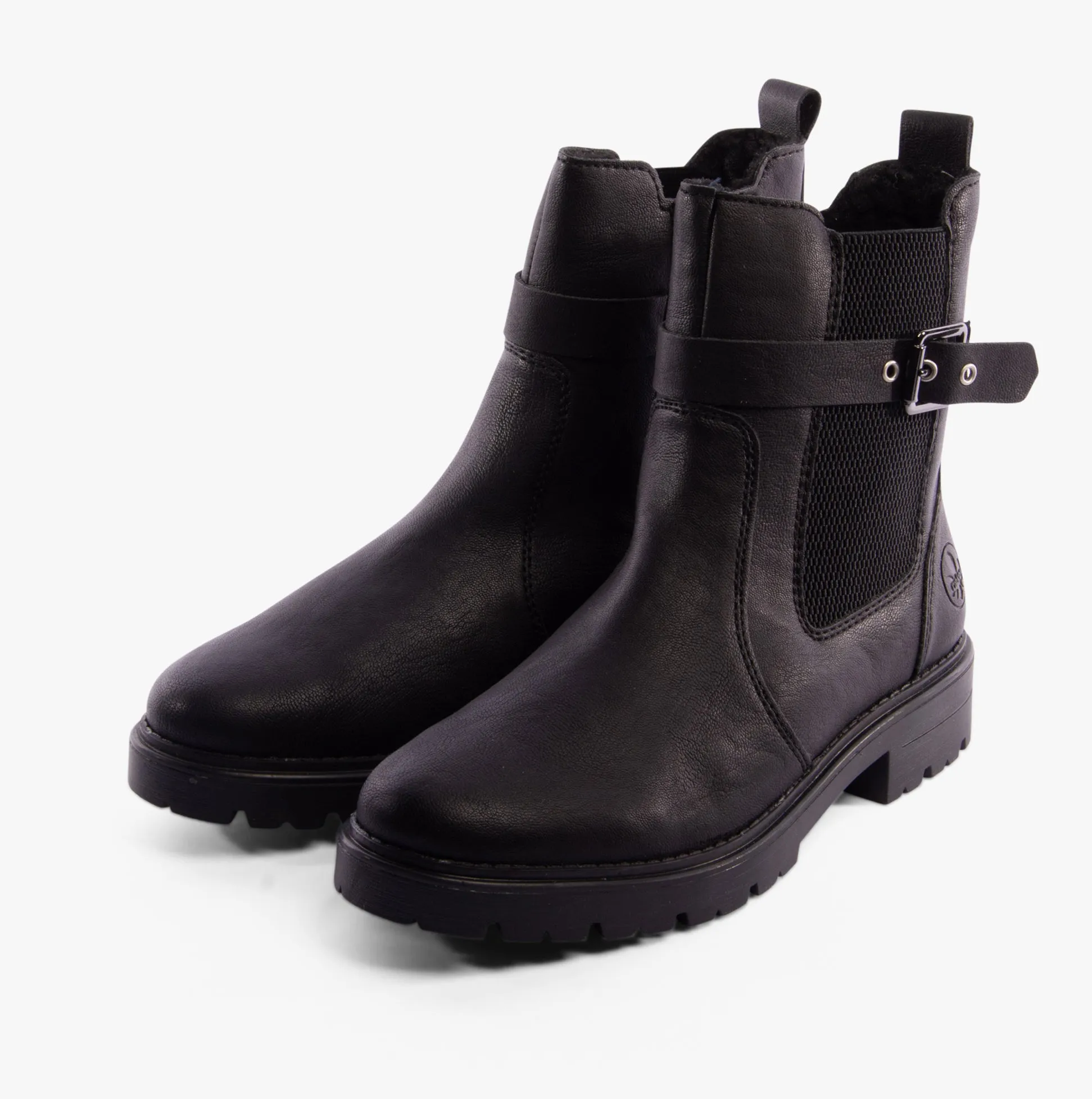 Rieker Z2856-00 Womens Boots Black